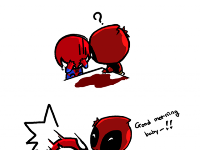 Free download clip art. Deadpool clipart kisses