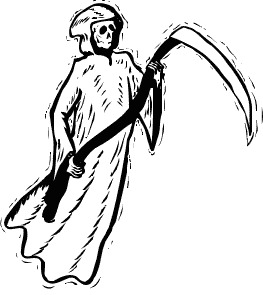 death clipart black and white