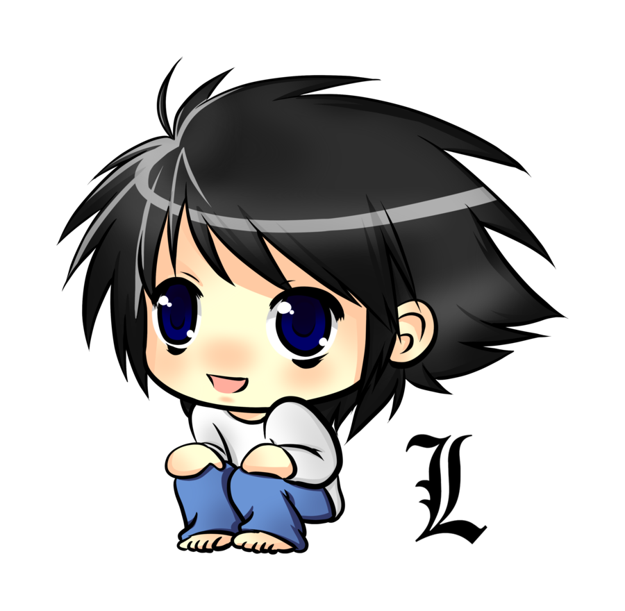 Note chibi l by. Words clipart death