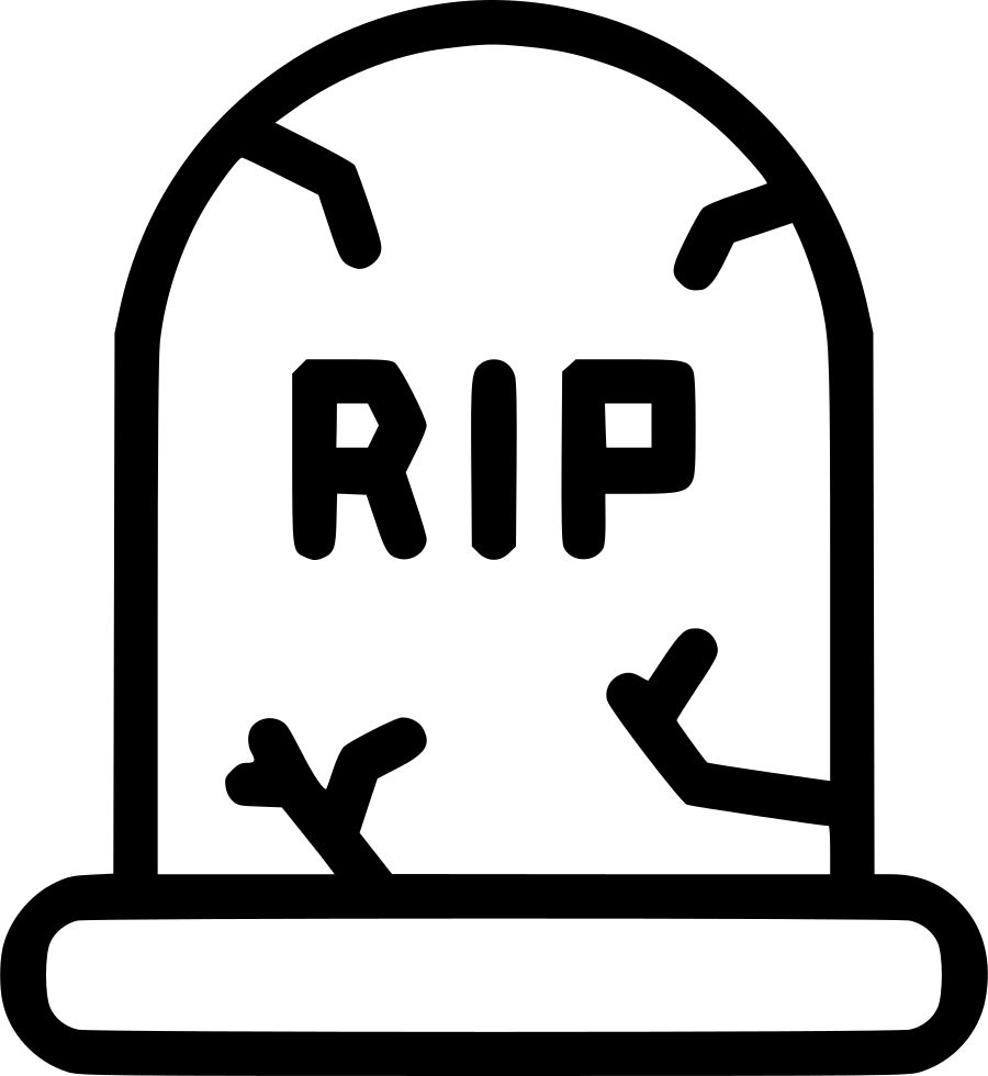 grave clipart over hill