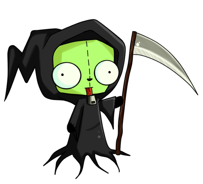Grim reaper clipart killer. Animated gif about cute