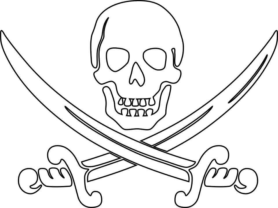 death clipart pirate skull