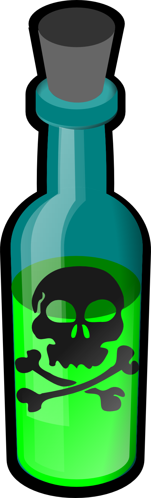 Bottle i royalty free. Death clipart poison