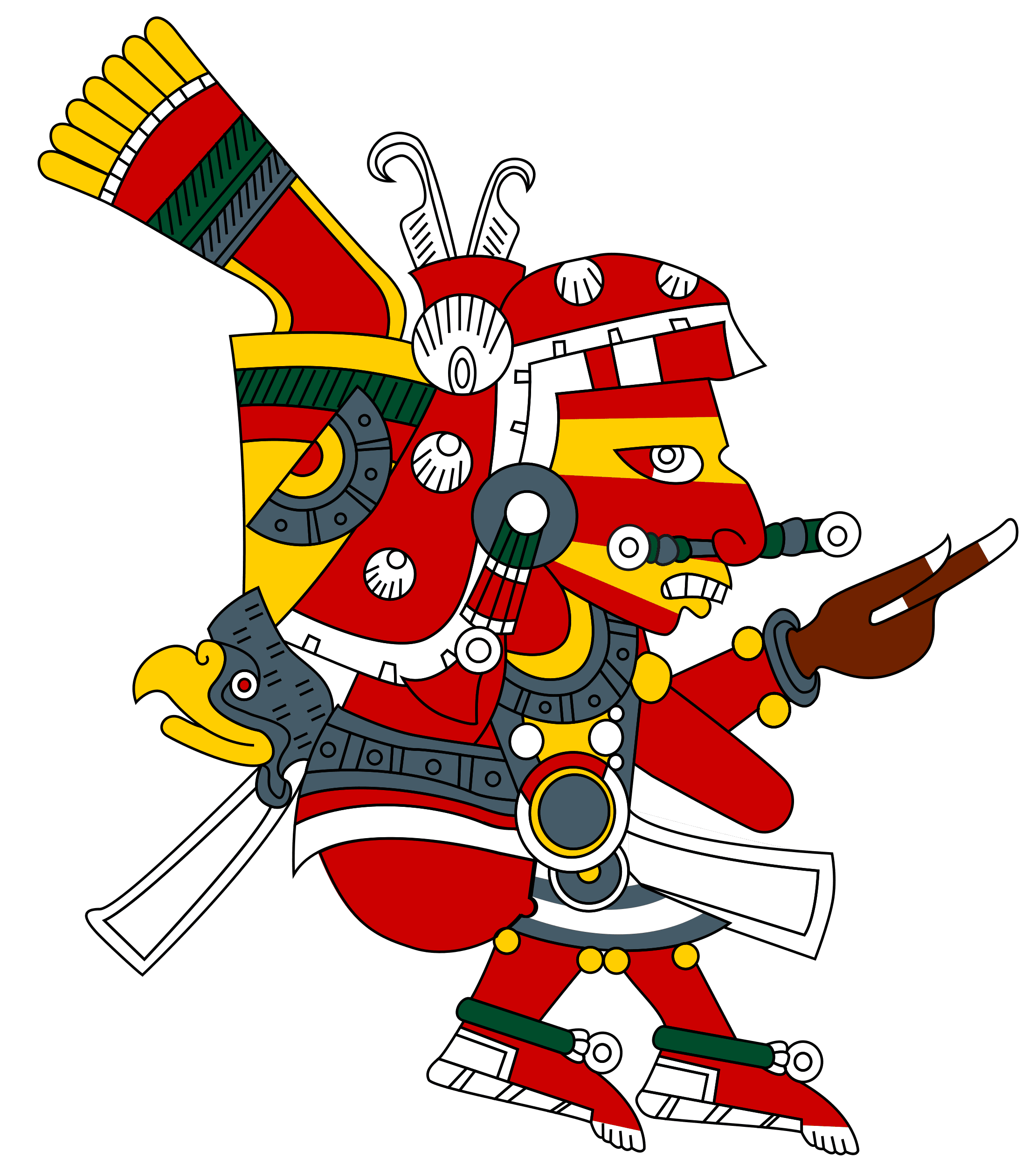 Mexico clipart ks2. Aztec gods the top