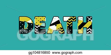death clipart word