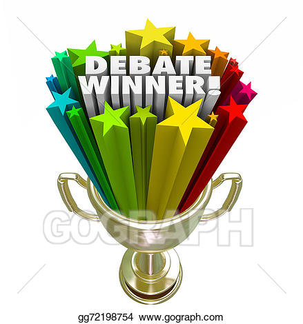 Stock illustration debate gold. Prize clipart competition winner