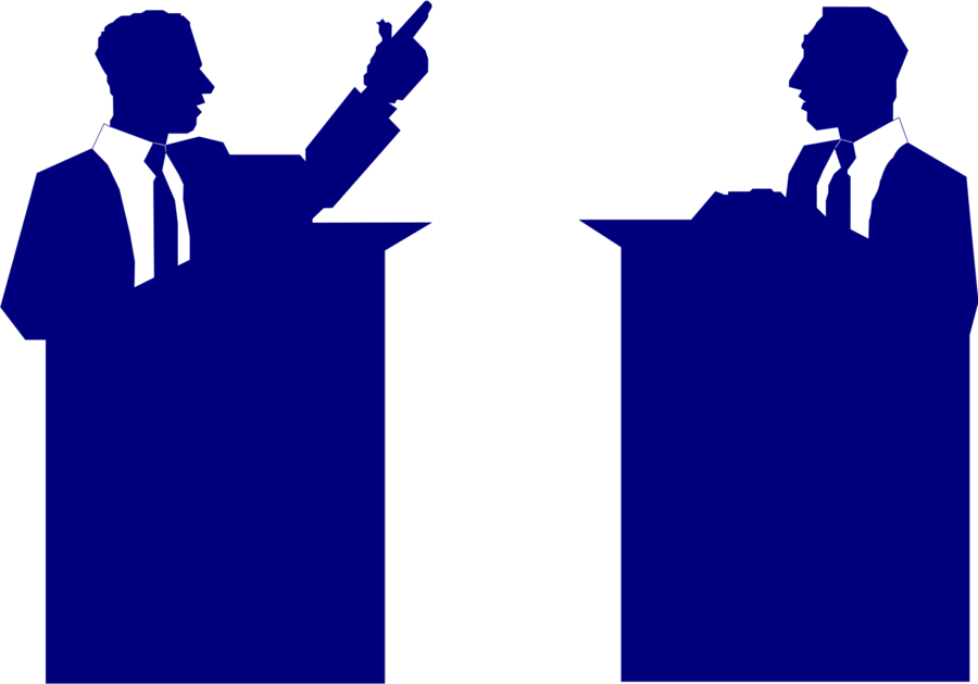 Debate clipart communication. Business background blue text