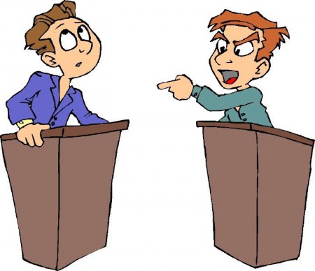 debate clipart confrontation