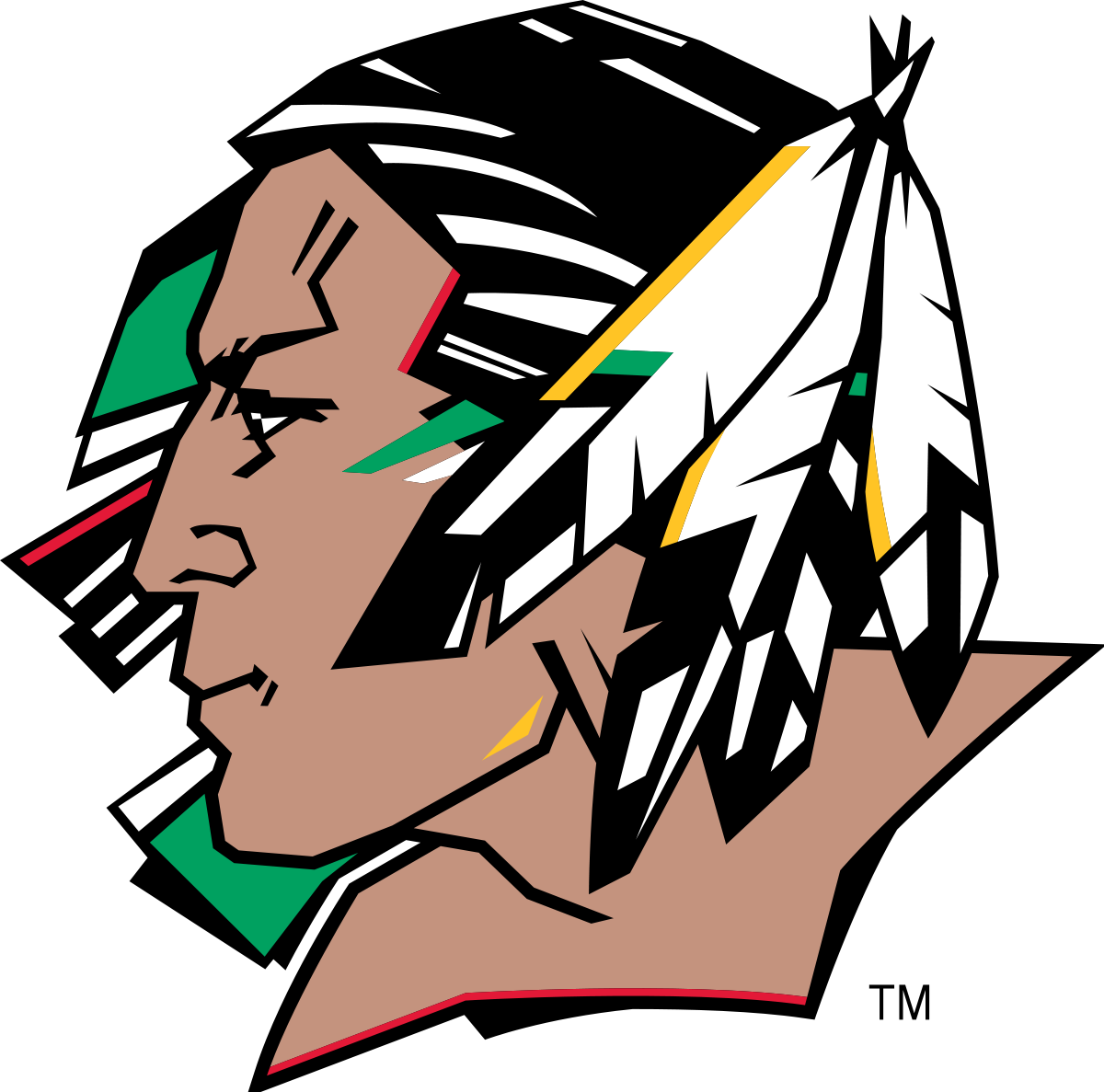 North dakota fighting sioux. Mad clipart native american