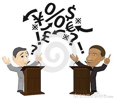 debate clipart podium