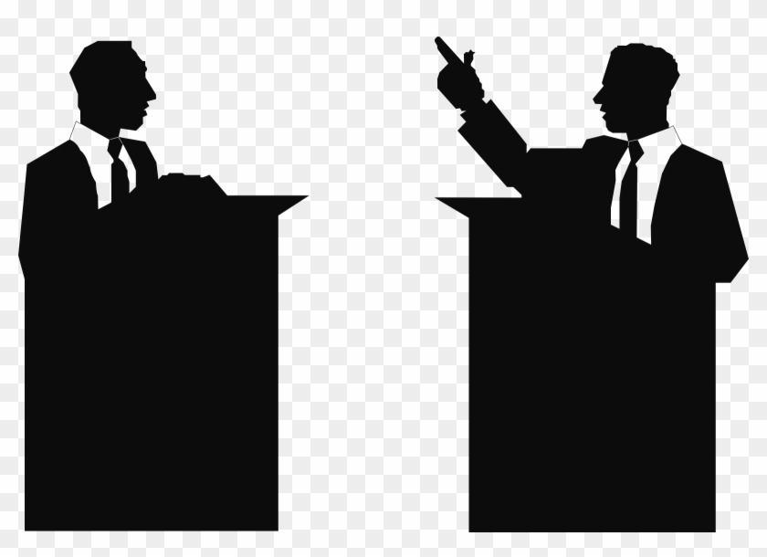 debate clipart podium