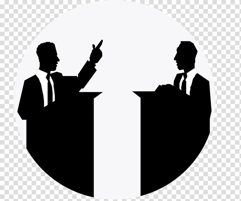 debate clipart silhouette