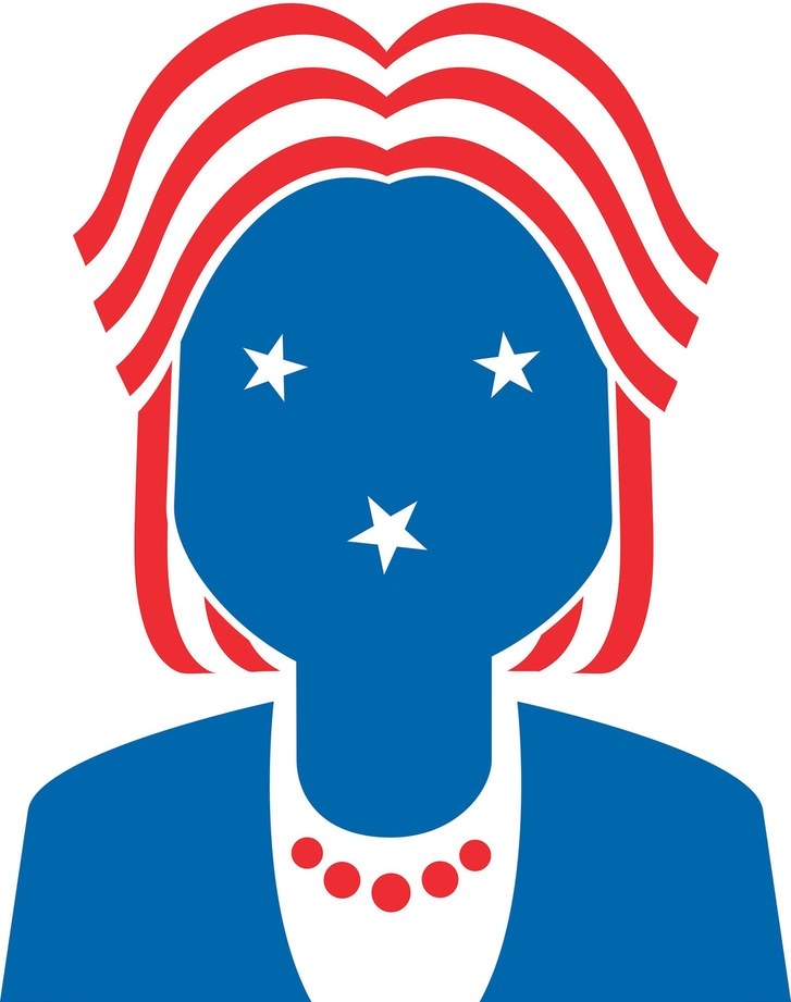 Hillary clinton and the. Debate clipart woman politician