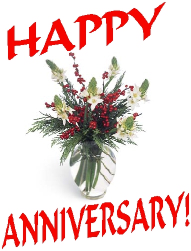 . December clipart anniversary