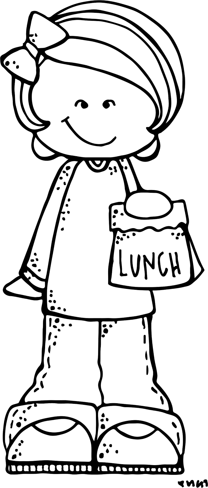clipart lunch silent
