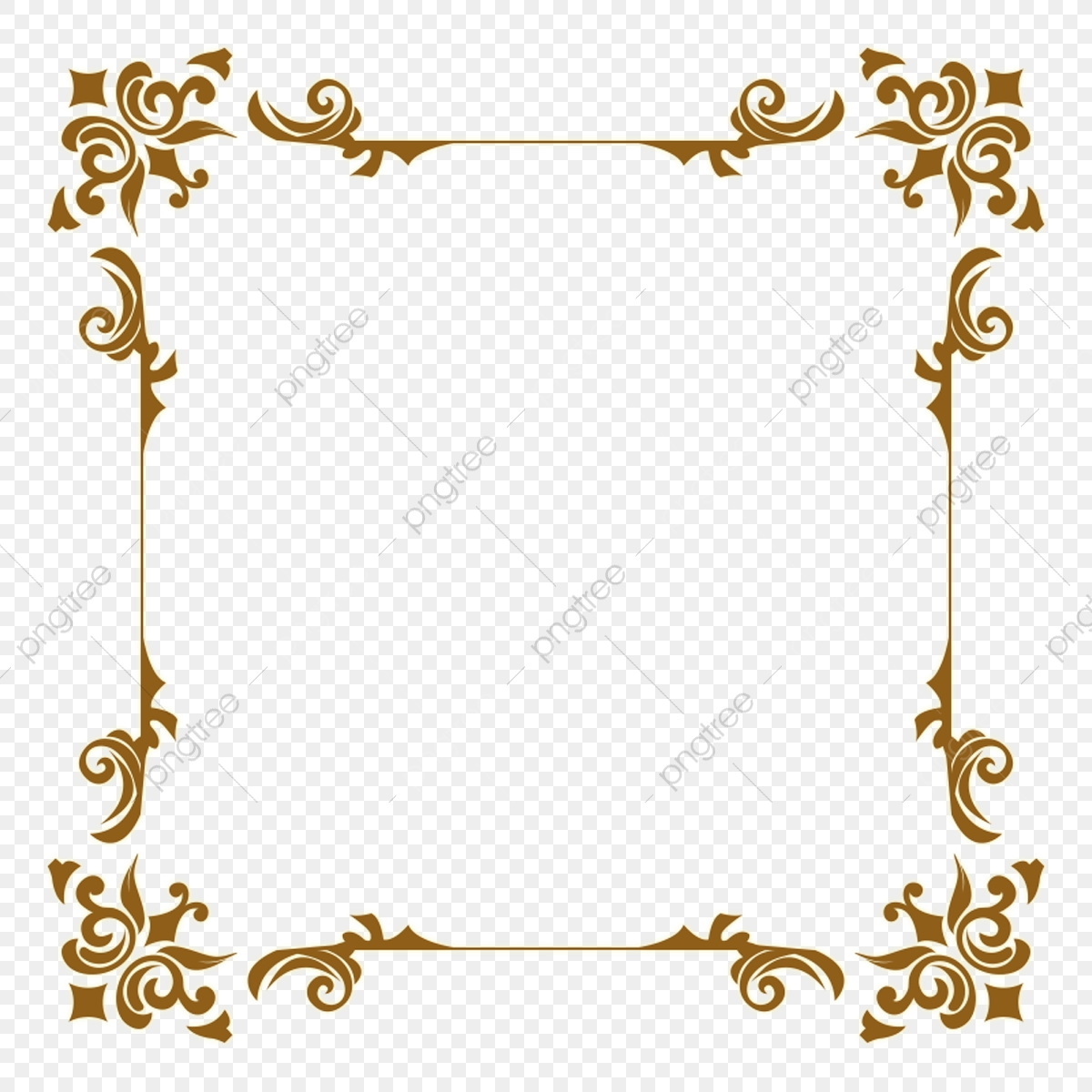 Decorative clipart decoration. Ornament frame border decor
