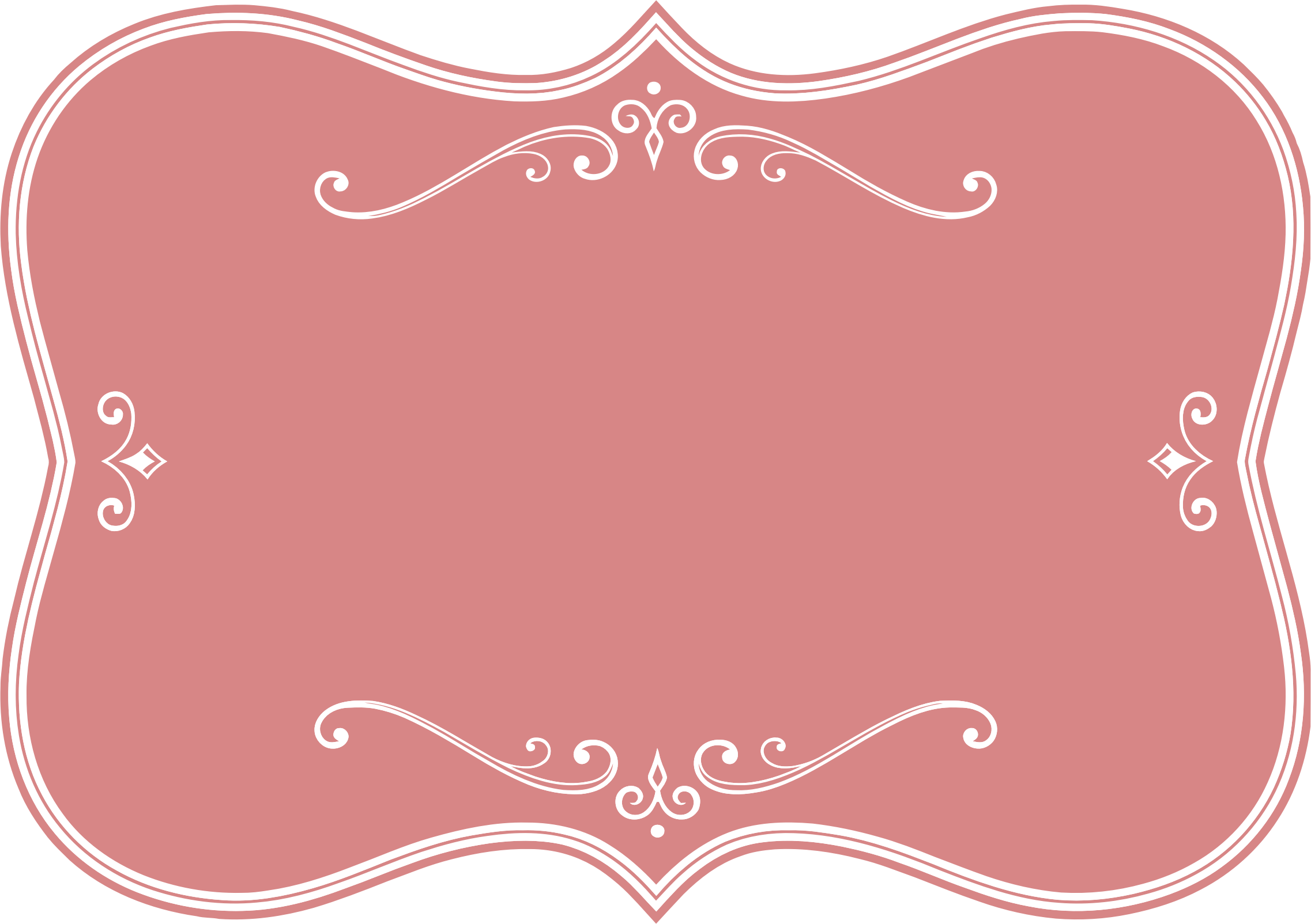 Decorative clipart rectangle, Decorative rectangle ...