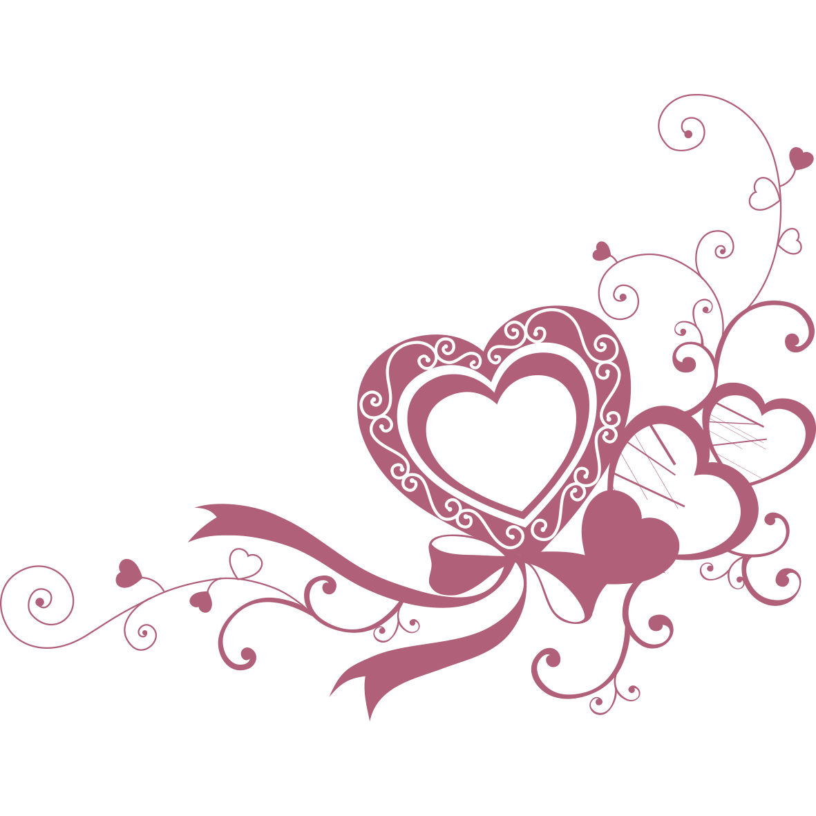 Decoration clipart wedding invitation. Valentines day heart high