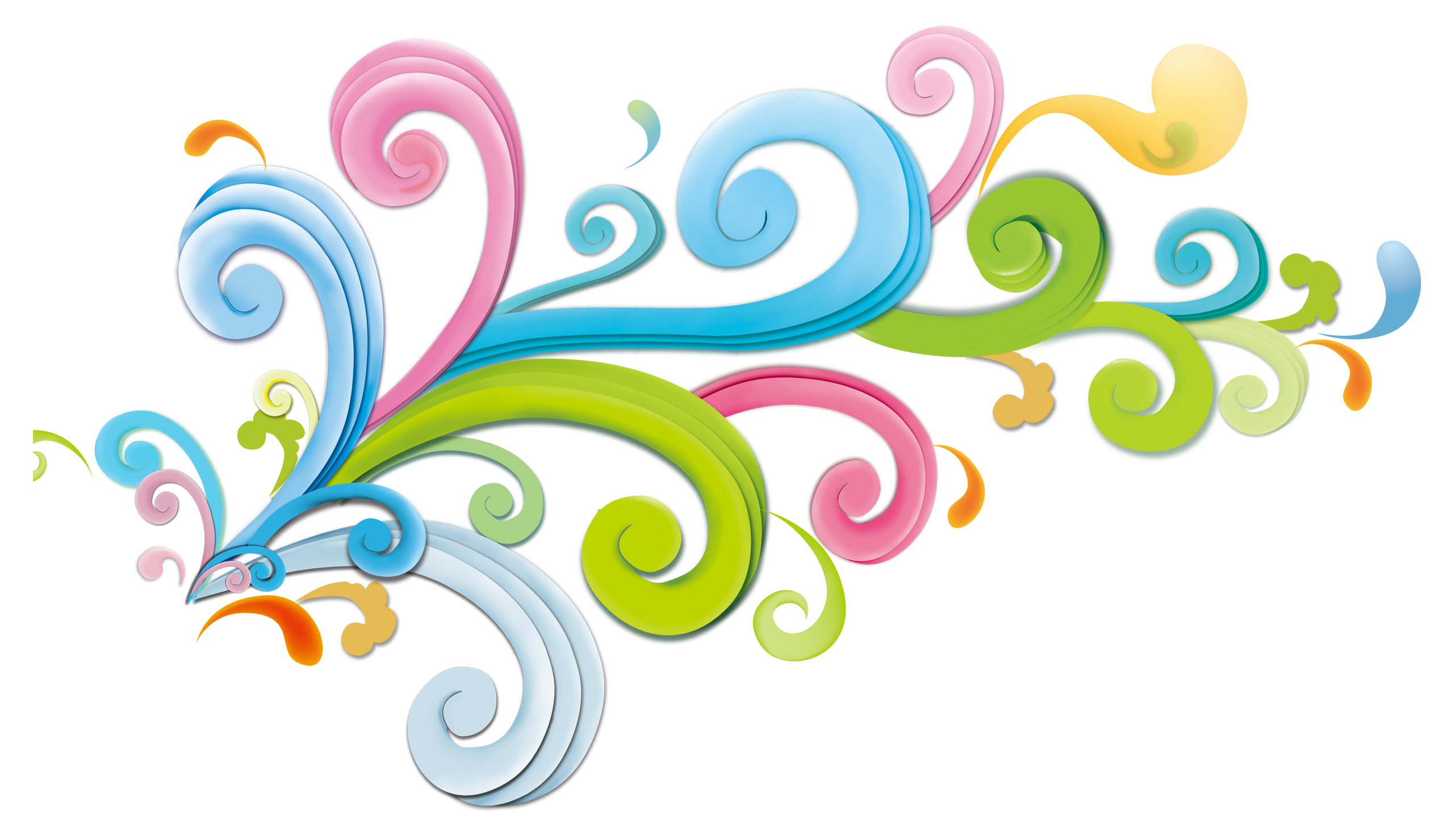 Decorative clipart curly. Color creative colorful decoration