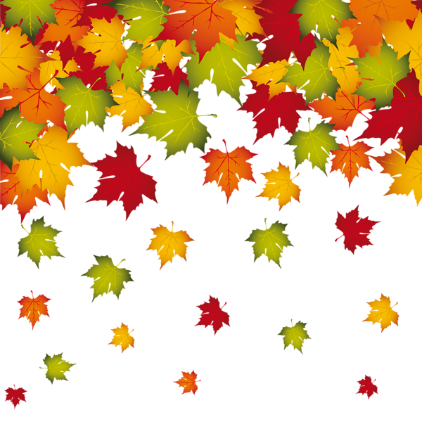 decorative clipart fall leaves