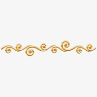 decorative clipart gold line