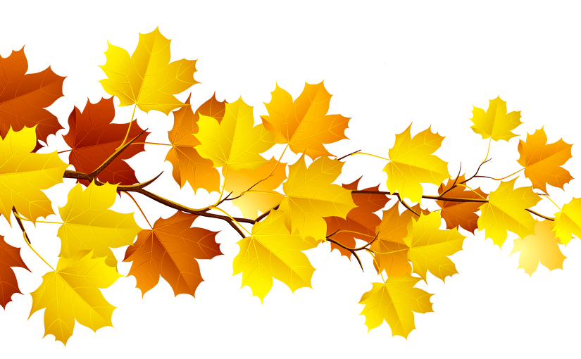 Decorative clipart october leaves, Decorative october leaves ...