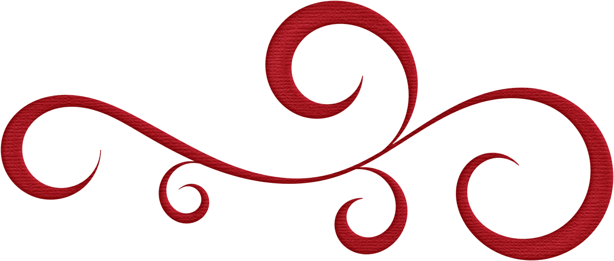 Decorative clipart squiggle. Red lines cliparts zone