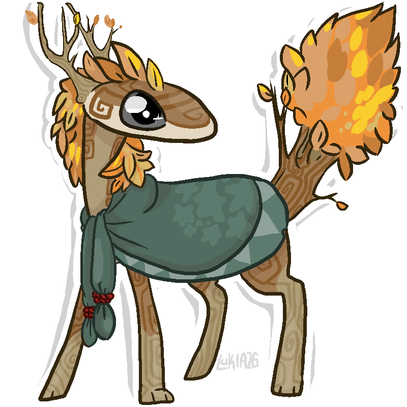 deer clipart autumn