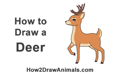 deer clipart easy