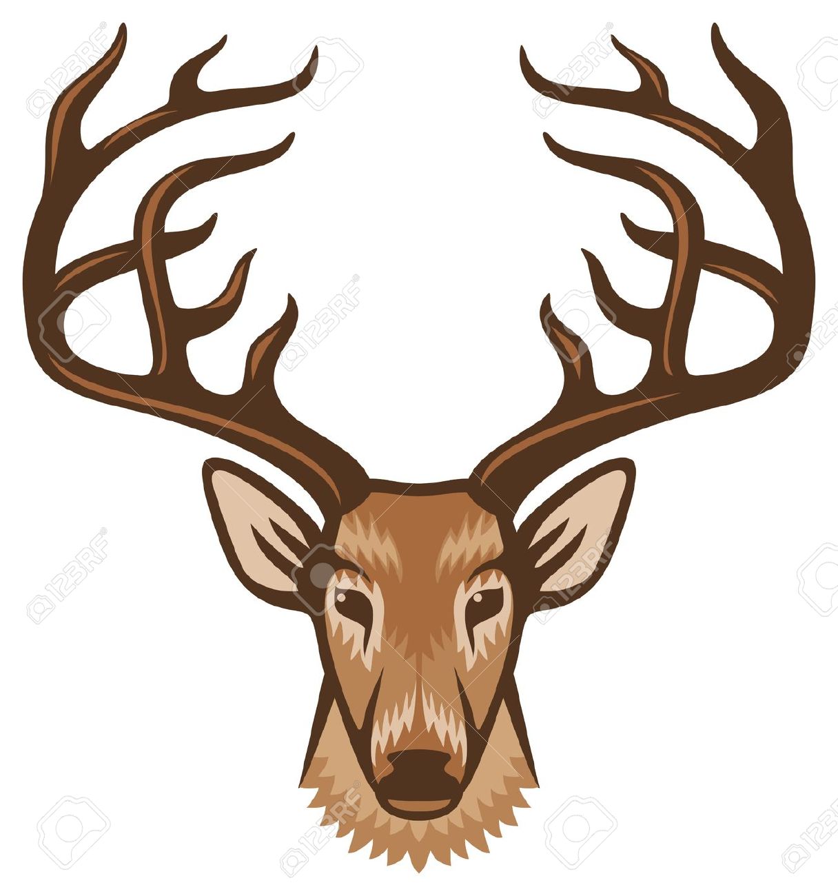deer clipart face