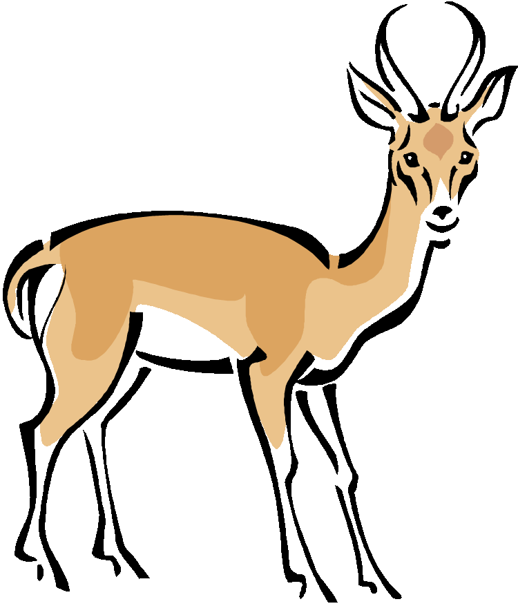 head clipart gazelle