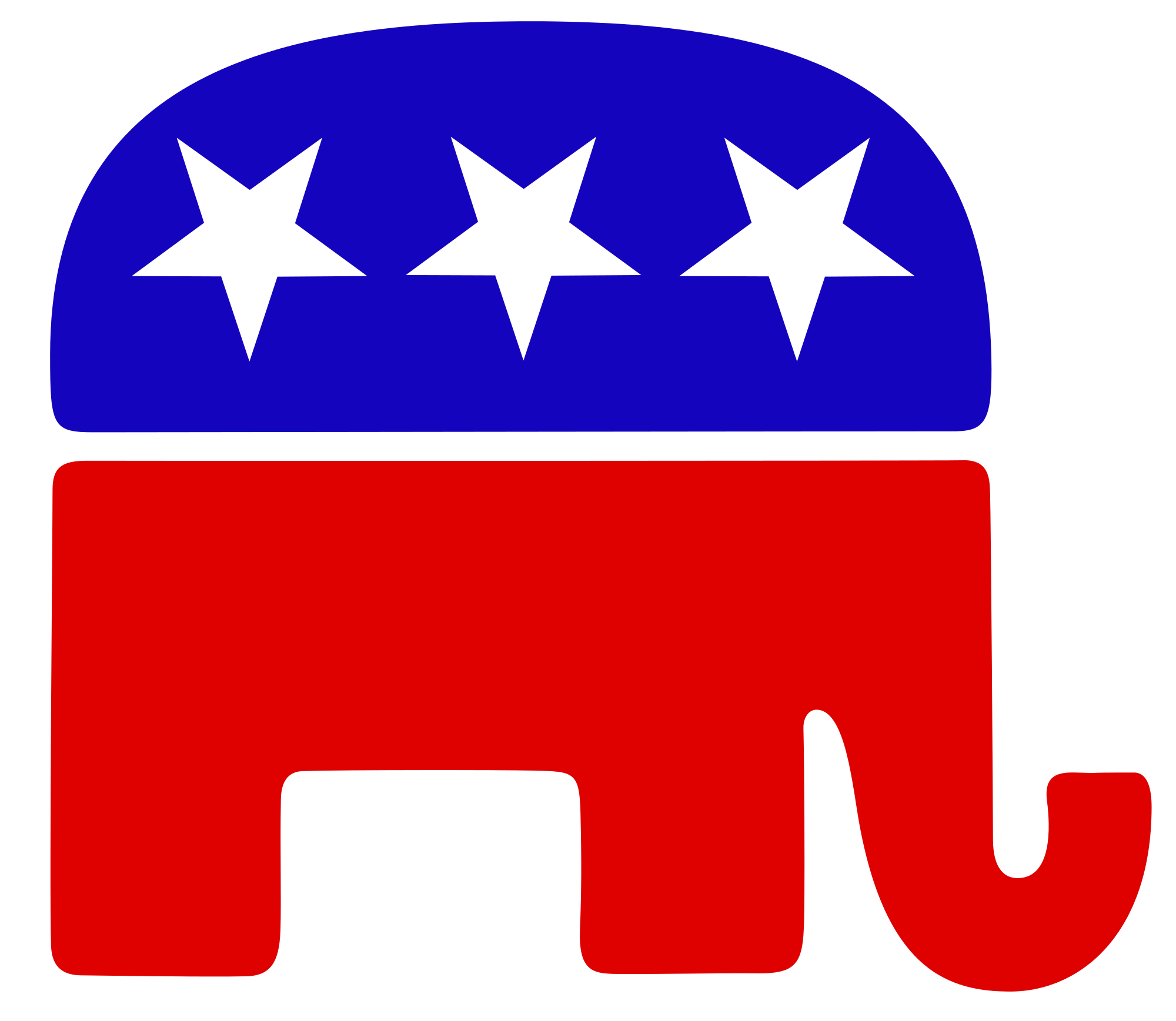 patriotic clipart elephant