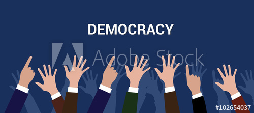democracy clipart hand