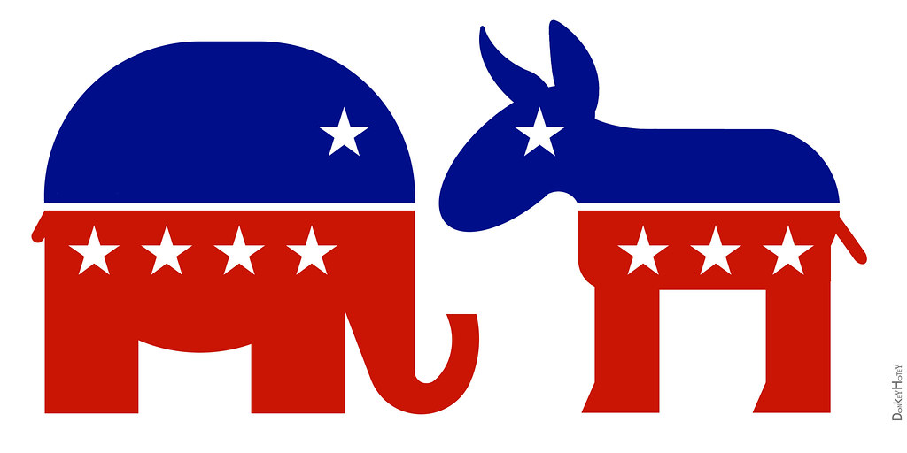 Voting clipart republic government. Republican elephant democratic donkey