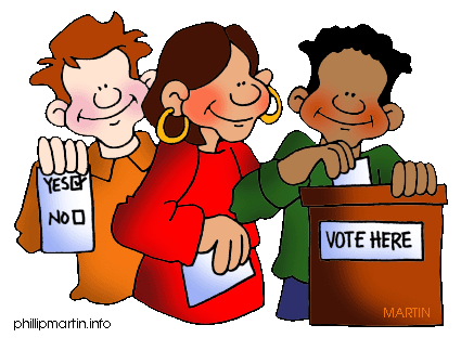 . Democracy clipart voting right