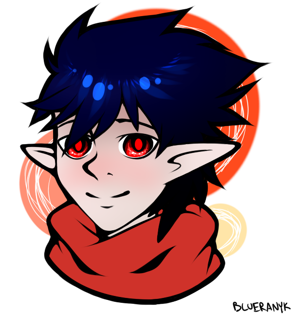 Demon clipart adorable. Bby by blueranyk on
