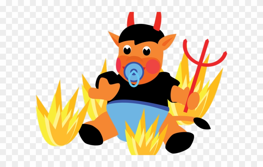 demon clipart baby devil