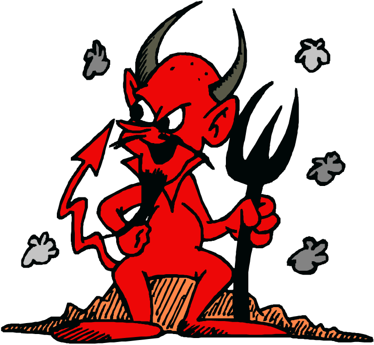 devil clipart cartoon