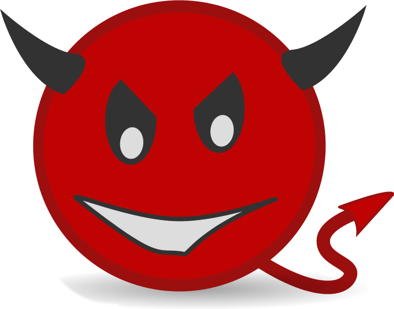 Emoji sticker by paul. Demon clipart devil