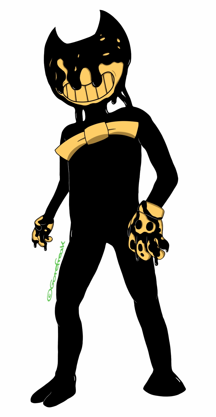 Demon clipart devil costume. Bendy and the ink