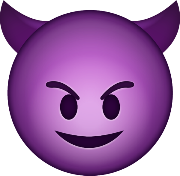 emoji clipart demon