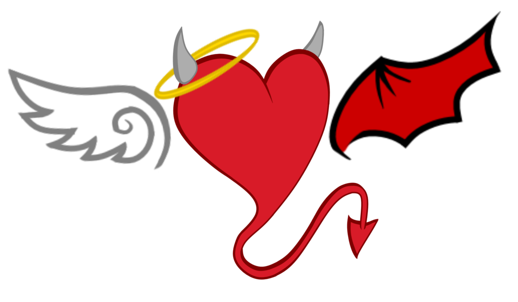Devil demon drawing clip. Wing clipart halo