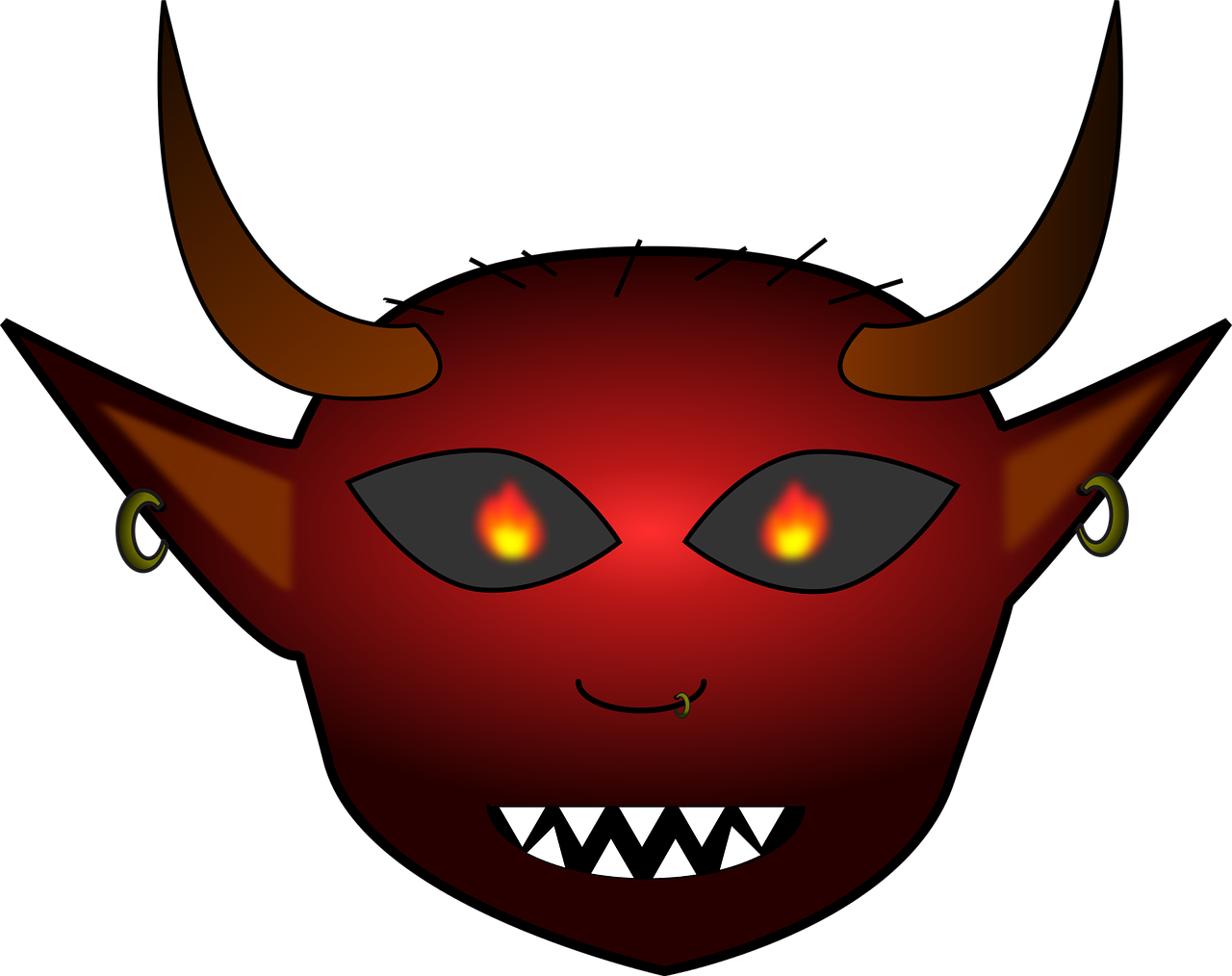 demon clipart evil monster