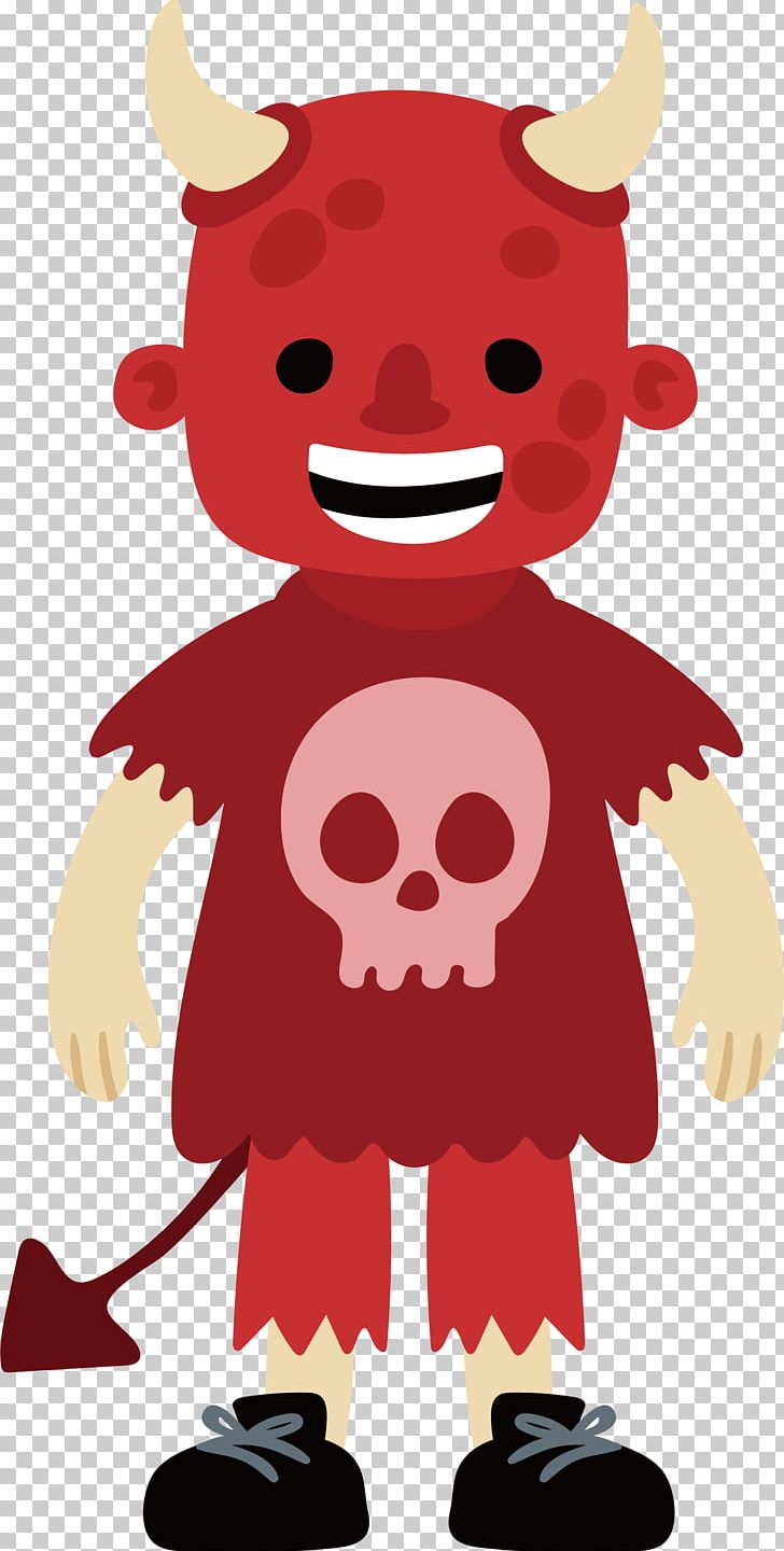 Demon clipart halloween. Red monster png art
