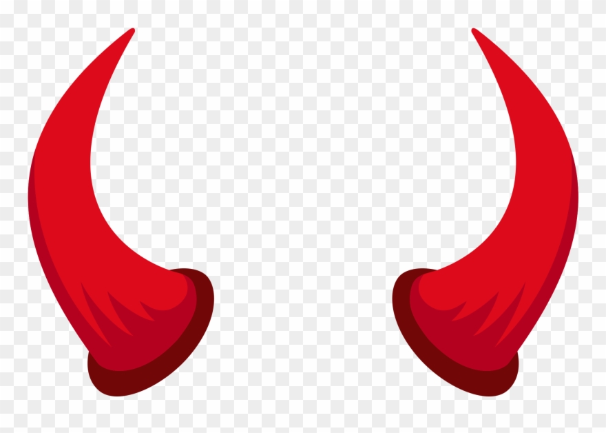demon clipart horn drawing