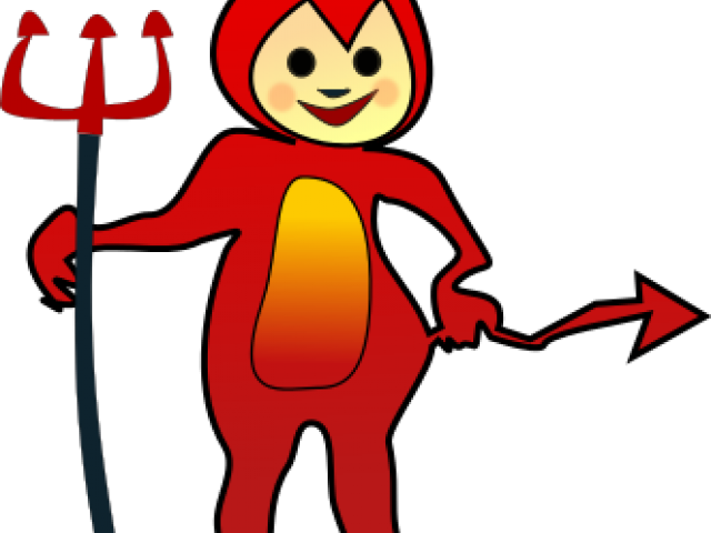 demon clipart red