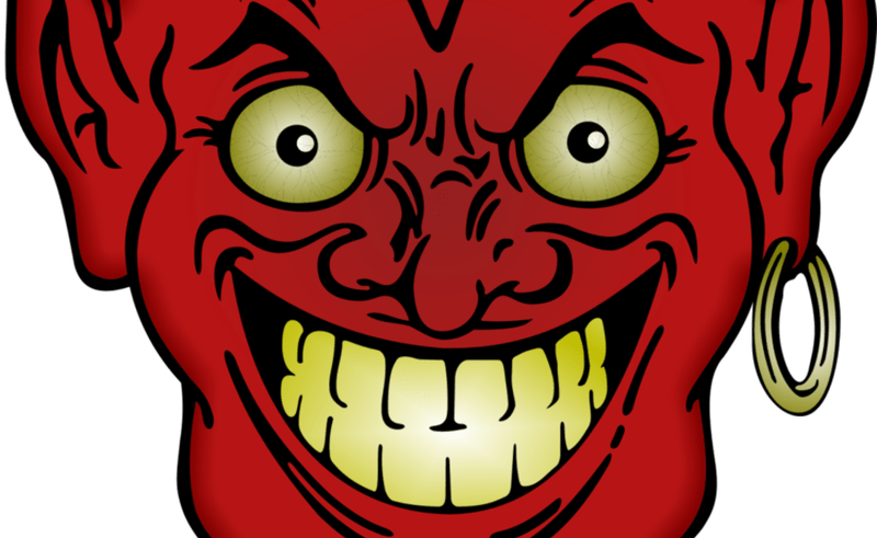 demon clipart scary