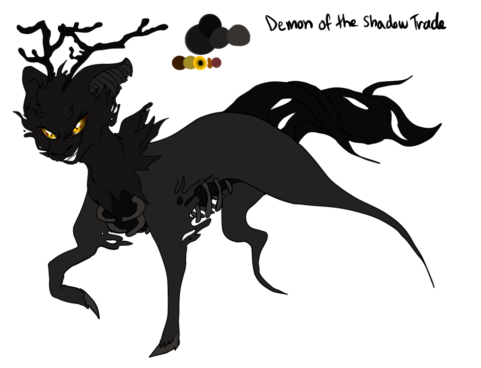  character reference of. Demon clipart shadow