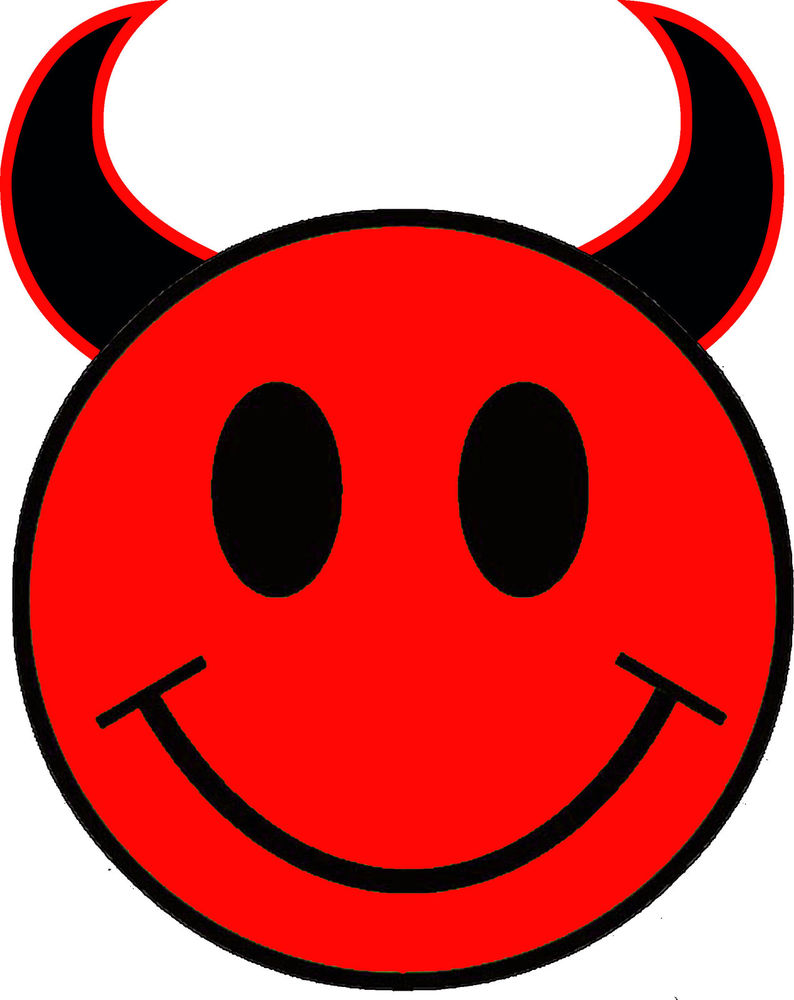 demon clipart smiley face