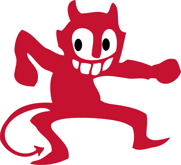 demon clipart stereotypical